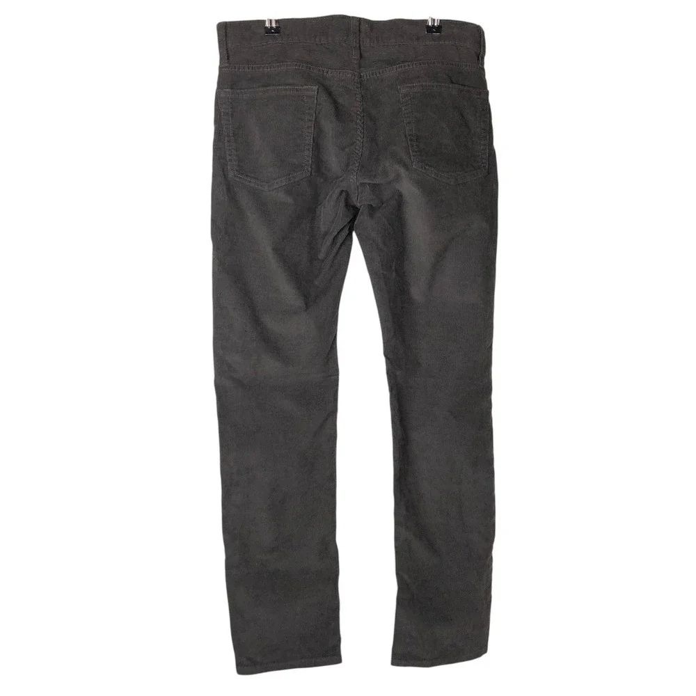 NEW J. Crew Mens 484 Slim-Fit‎ Pant in Corduroy Size W30 L30 Green Grey Office